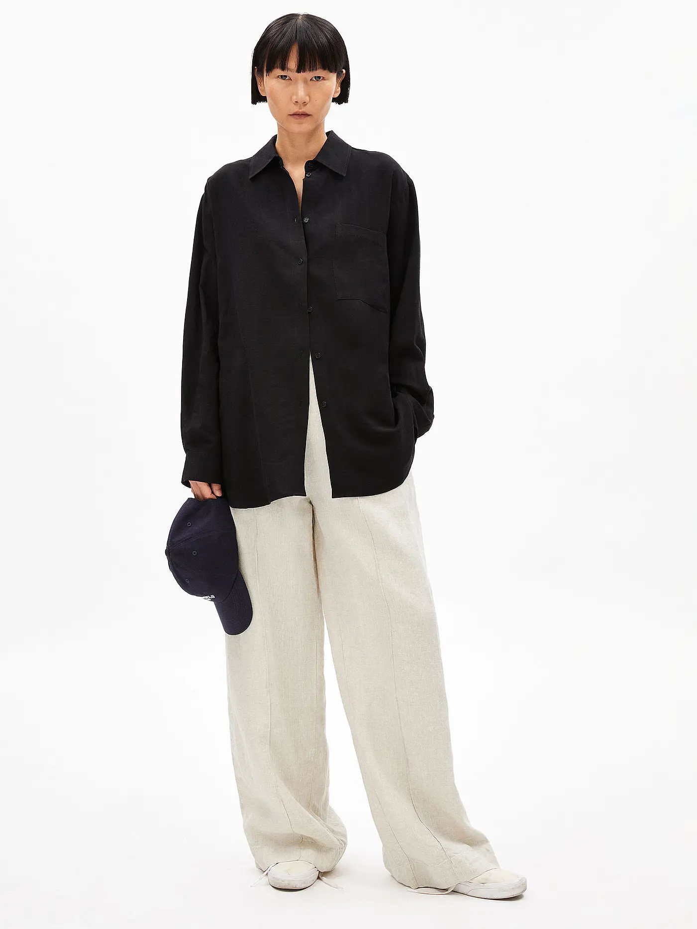 ARMEDANGELS | Bluse MAALGAA | schwarz